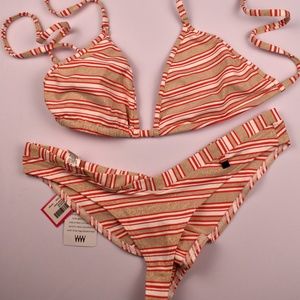 NWT Wicked Weasel Set - Pandora Brazilian Bottom (XL) and Triangle Top (XXL) Set